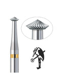 Busch Carburo 70 Hart Burs Fig 446AU 3/32" Mango .90mm-2.30mm - 0,90 mm