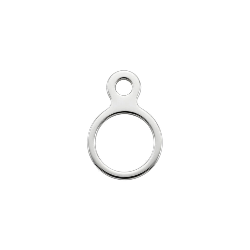 Sterling Silver Large Attach Rings - Pack of 12