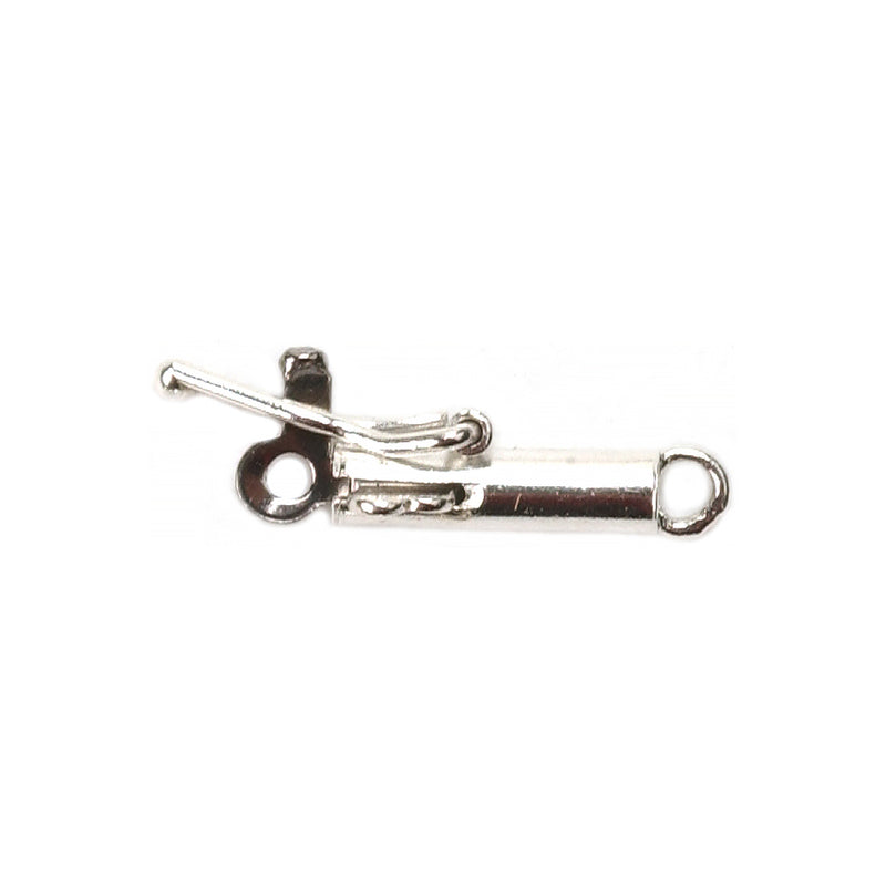 Sterling Silver Barrel Clasps - Pack of 3