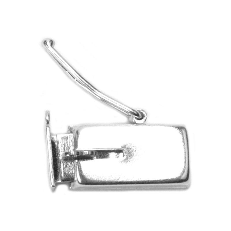 Sterling Silver Box Clasp 5.4x9.8mm
