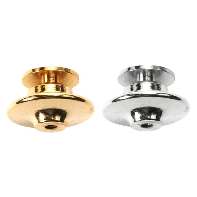 Yellow Plated & White Plated Tie Tack Clutch Back for 1.15mm Diameter Post-Sold Individually
