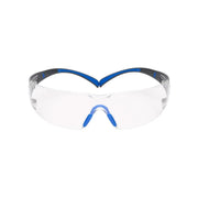 3M 12261 Privo Safety Glasses Blue & Gray Color Frame Clear Anti-Fog Lens - Otto Frei