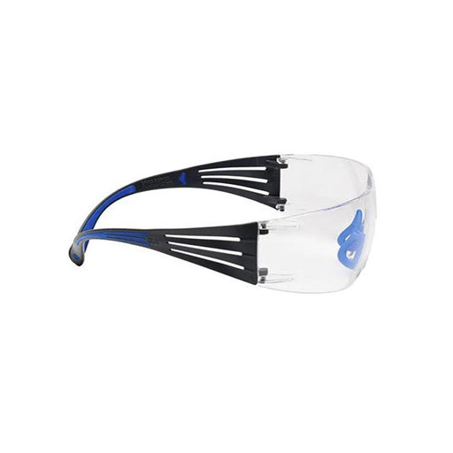 3M 12261 Privo Safety Glasses Blue & Gray Color Frame Clear Anti-Fog Lens - Otto Frei