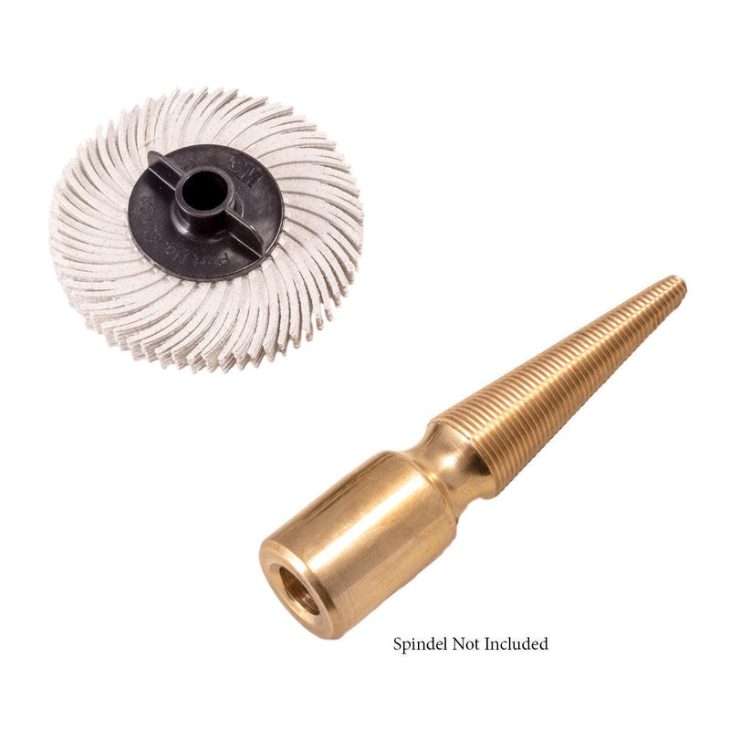 3M 2" Radial Bristle Disc 6 Ply Brush - 120 Grit White - Otto Frei