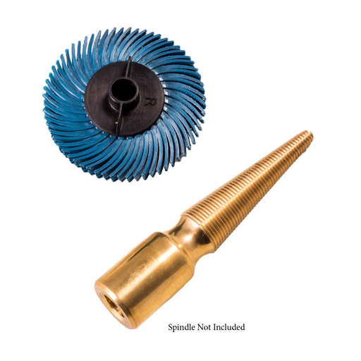3M 2" Radial Bristle Disc 6 Ply Brush - 400 Grit Blue - Otto Frei