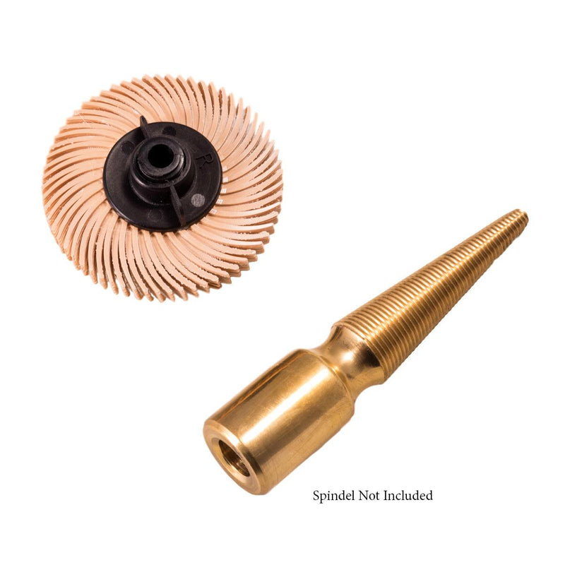 3M 2" Radial Bristle Disc 6 Ply Brush - 6 Micron Peach - Otto Frei