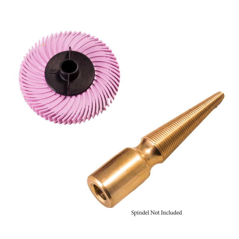 3M 2" Radial Bristle Disc 6 Ply Brush - Pumice Pink - Otto Frei