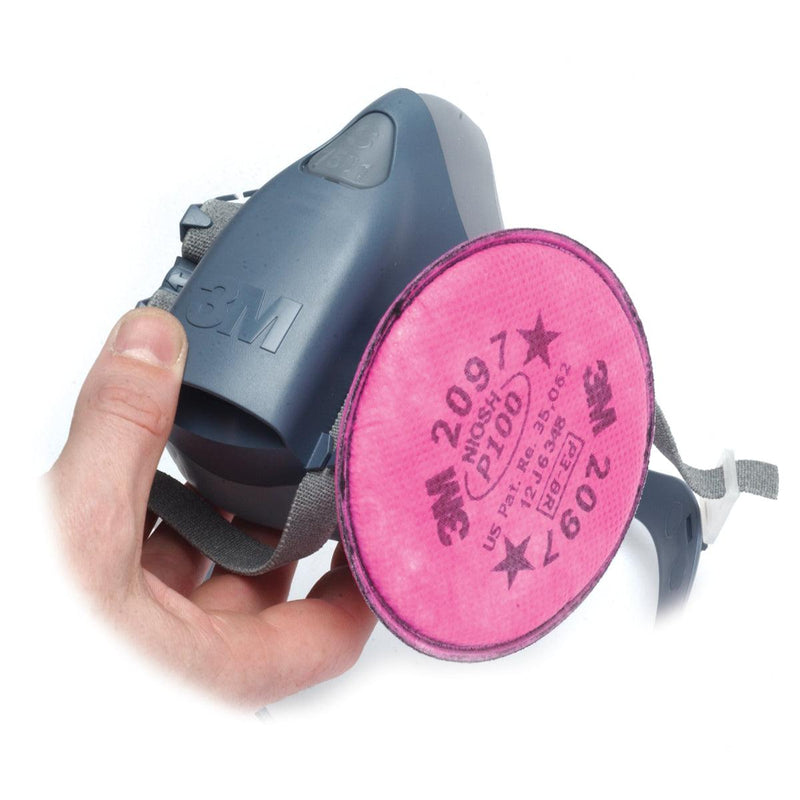 3M 2097 P100 Nuisance Level-Organic Vapors & Ozone Protection Filter-1 Pair - Otto Frei