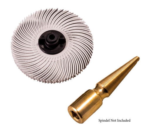 3M 3" Radial Bristle Disc 6 Ply Brush - 120 Grit White - Otto Frei