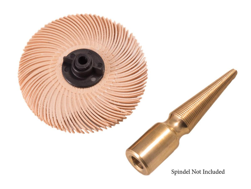 3M 3" Radial Bristle Disc 6 Ply Brush - 6 Micron Peach - Otto Frei