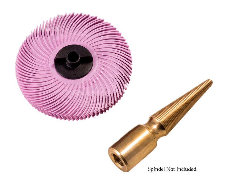 3M 3" Radial Bristle Disc 6 Ply Brush - Pumice Pink - Otto Frei