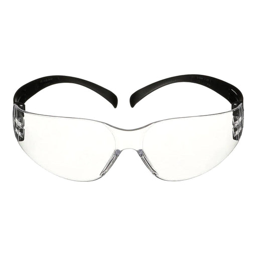 3M SecureFit 100 Series SF101AS-BLK Black Temples, Clear Anti-Scratch Lens - Otto Frei