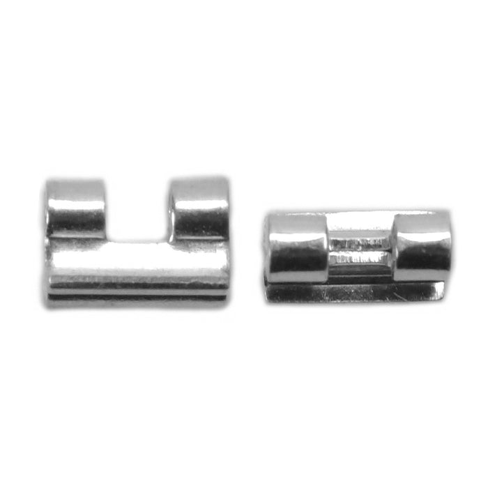 Sterling Silver Tube Hinge Joint for Rivet Pinstems - Packs of 3