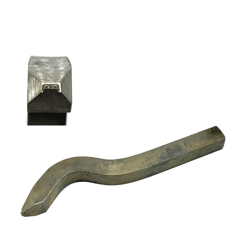 585 Bent Square Shank Hallmark Stamp-1/32" (0.75mm) Impression Height - Otto Frei