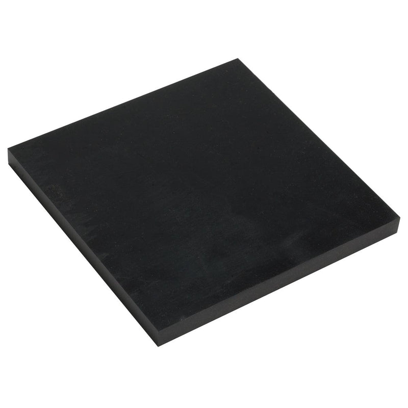60 Durometer 6 x 6 X 1/2 Urethane Pad-Black - Otto Frei