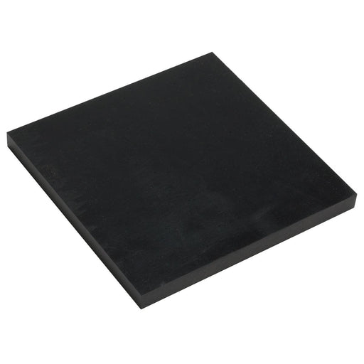 60 Durometer 6 x 6 X 1/2 Urethane Pad-Black - Otto Frei