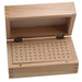 72 Hole Wood Box For 3/32"Shank Burs 5"W X 4-1/4"D X 2-1/4"H - Otto Frei