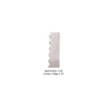 Fine Silver Scalloped Bezel Strip Wire-12" Lengths - 4.5mm x 30 gauge