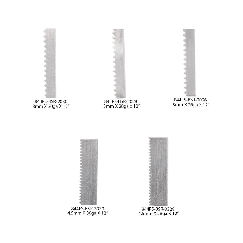 Fine Silver Serrated Bezel Strip Wire 12" Long