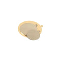 Dijes redondos de 14KY y 14KW, calibre 26, diámetros de 9/16" a 1" - Amarillo de 14K / 9/16" (14.3mm)