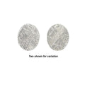 Oval Genuine 14mm x 10mm Muonionalusta Meteorite Cabochon
