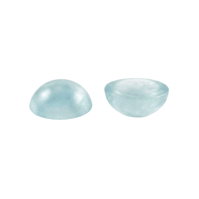 Closeout Round Genuine 8mm Aquamarine Cabochon