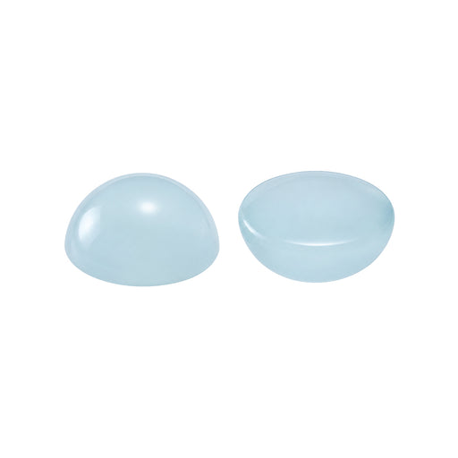 Closeout Round Genuine 9mm Aquamarine Cabochon