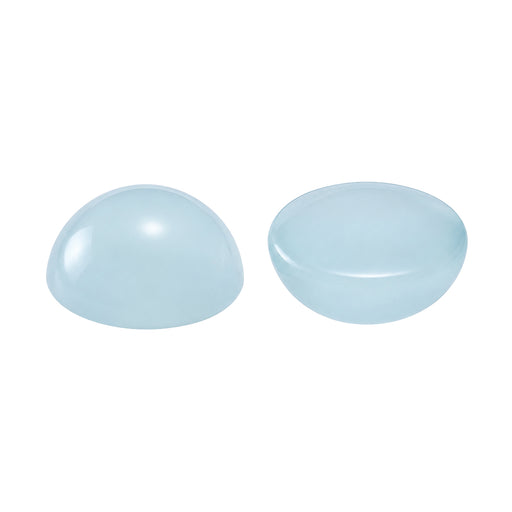 Closeout Round Genuine 10mm Aquamarine Cabochon