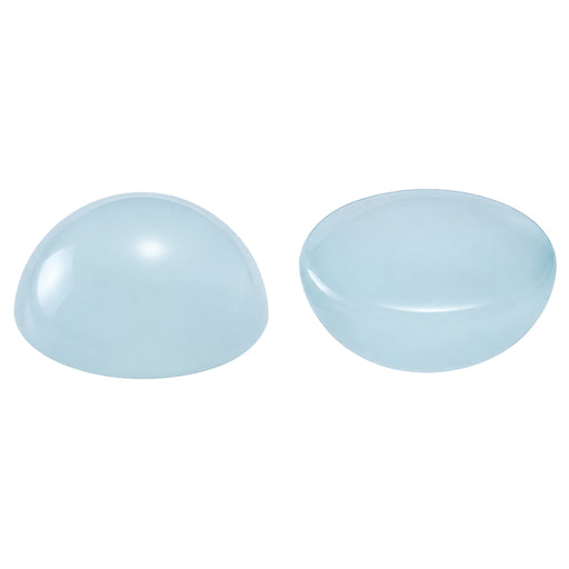 Closeout Round Genuine 11mm Aquamarine Cabochon