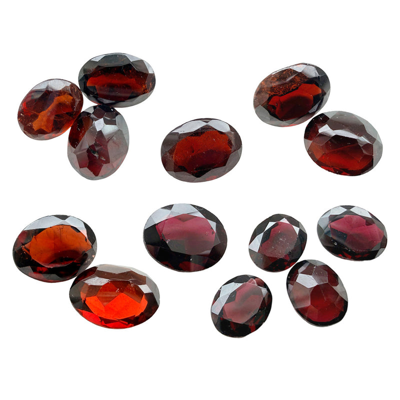 Closeout Faceted Garnet Assortment Set