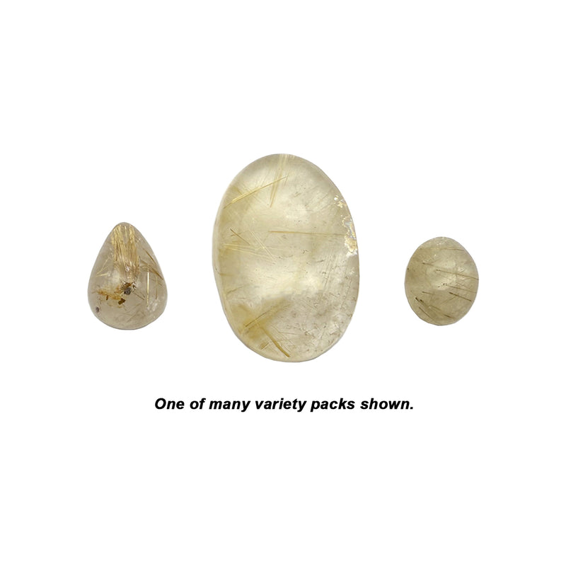 Closeout Rutilated Quartz Bulk Lot of 100 Carats