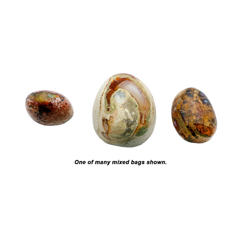 Closeout Bag of 3 Mixed Shaped  Mexican Opals