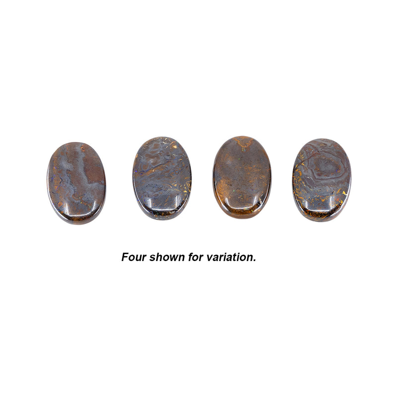 Closeout Some Opalescence Australian 30mm x 20mm Oval Boulder Opal