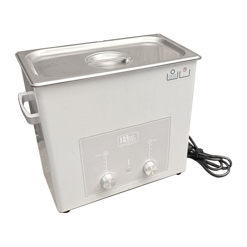 Closeout Used Open-Box Best Built 1-1/2 Gallon Pro Ultrasonic-110V with Heater, Timer & Lid