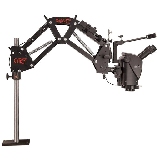 Closeout Used Open-Box Leica A60 Microscope Kit with GRS Versa Acrobat Stand, 110V LED Light, 0.50X Objective Lens & Headrest