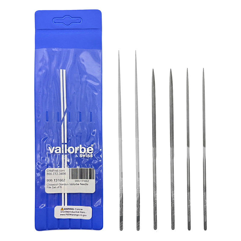 Closeout Glardon-Vallorbe Needle File Set of 6