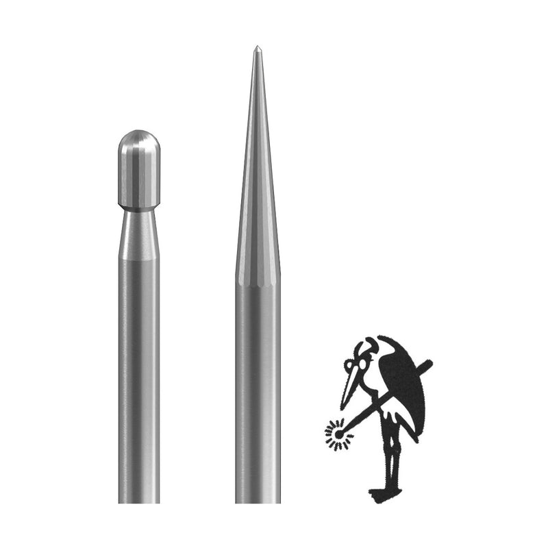 Busch Carbide Micro Ramroller Burs-2 Different Shapes