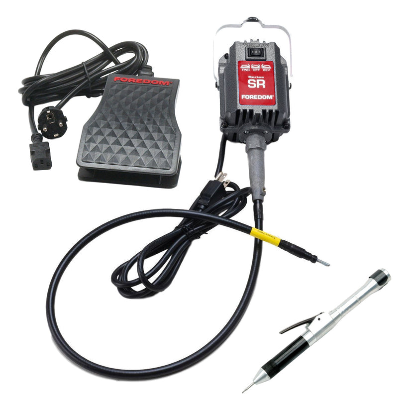 Foredom SR Hang-up Motor, FCT-22CE Continental Europe Control and Choice of Handpiece - 230V