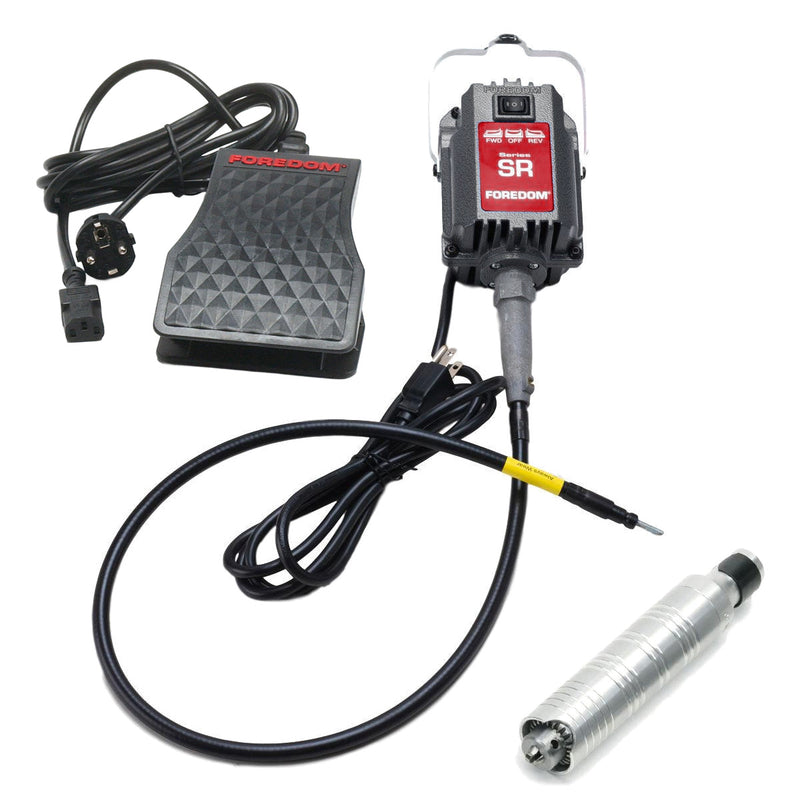 Foredom SR Hang-up Motor, FCT-22CE Continental Europe Control and Choice of Handpiece - 230V