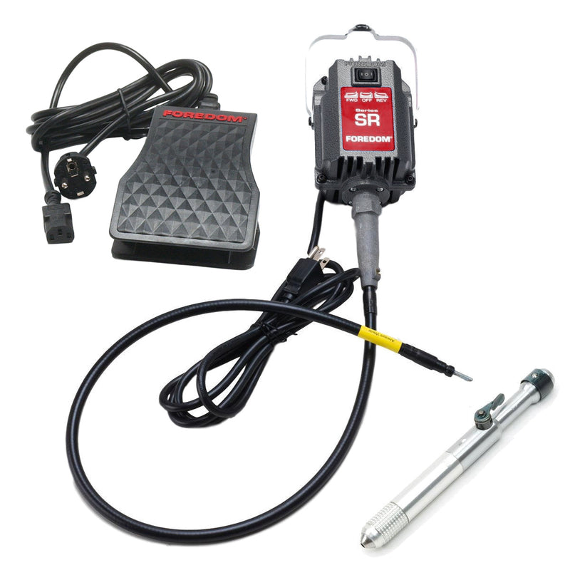 Foredom SR Hang-up Motor, FCT-22CE Continental Europe Control and Choice of Handpiece - 230V