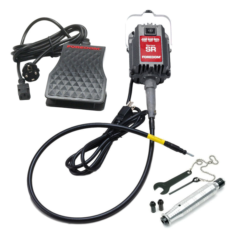 Foredom SR Hang-up Motor, FCT-22CE Continental Europe Control and Choice of Handpiece - 230V
