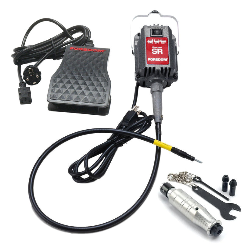 Foredom SR Hang-up Motor, FCT-22CE Continental Europe Control and Choice of Handpiece - 230V