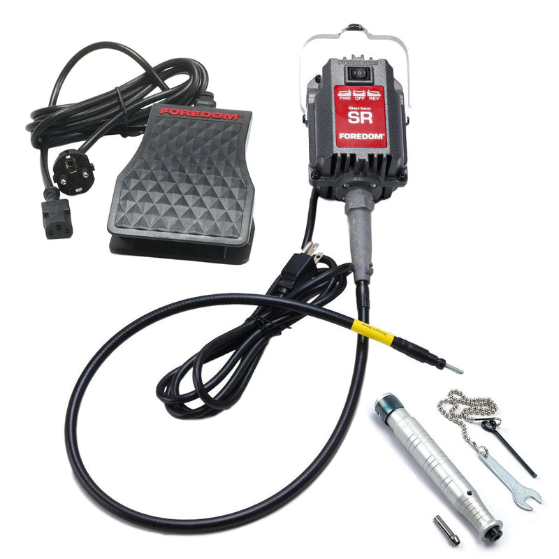 Foredom SR Hang-up Motor, FCT-22CE Continental Europe Control and Choice of Handpiece - 230V