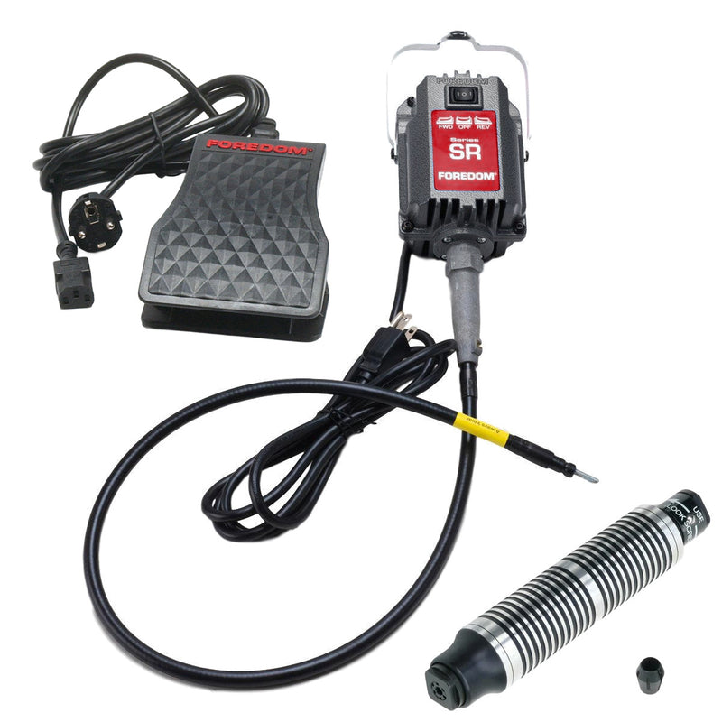 Foredom SR Hang-up Motor, FCT-22CE Continental Europe Control and Choice of Handpiece - 230V