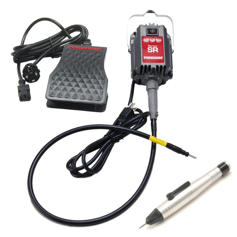 Foredom SR Hang-up Motor, FCT-22CE Continental Europe Control and Choice of Handpiece - 230V