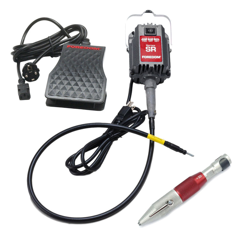 Foredom SR Hang-up Motor, FCT-22CE Continental Europe Control and Choice of Handpiece - 230V