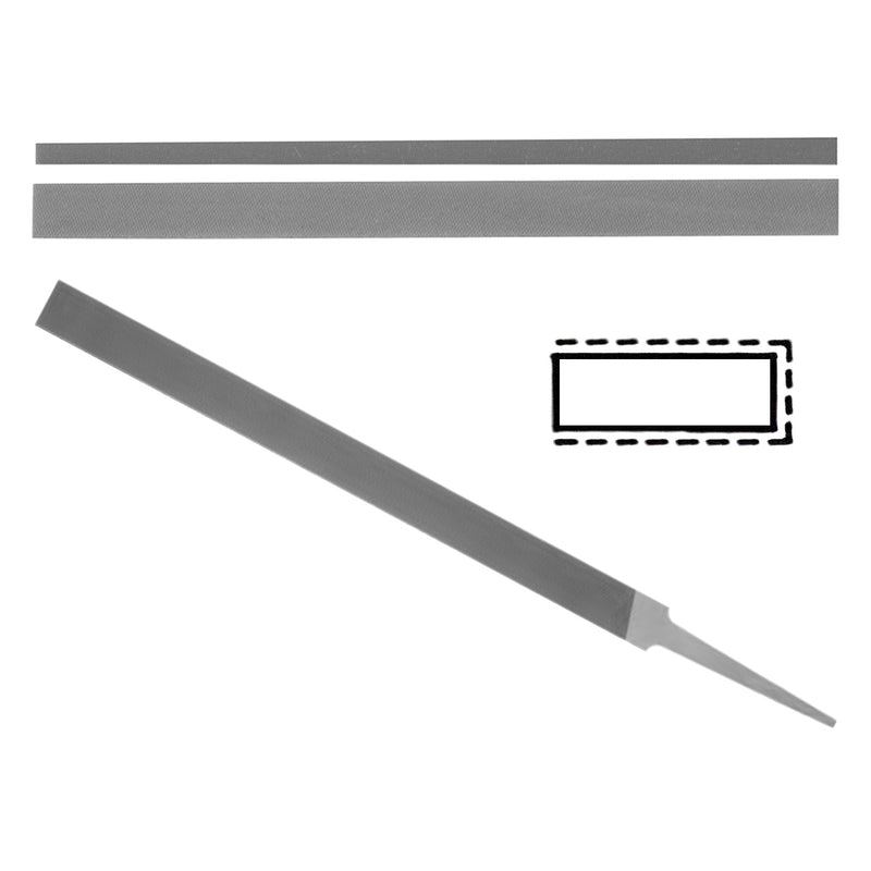 Glardon-Vallorbe Pillar Regular 3 Sides Cut Precision Files - LP1133