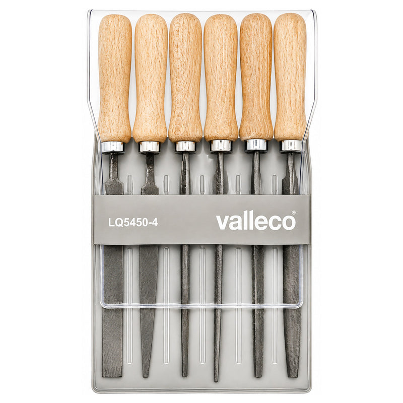 Glardon-Vallorbe LQ5450-4 Key File Set of 6 - 4" (100mm) Cut 2