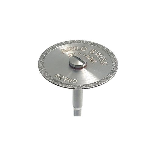 AGILO DIAMAX Diamond Disc 0.5mm x 22mm Coarse Grit on 3/32" Shanks - Otto Frei