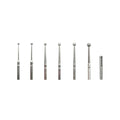 AGILO-ULTRA Round Diamond Drilling Burs Set of 6 Pcs 1.0mm-2.1mm